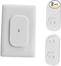 Baby Proof Outlet Cover Locks – Tamper Resistant Duplex Outlet Safety Covers – Screw-On Decorative Wall Plate Guard for Child & Toddler Protection – Easy Install Electrical Socket Shield (Multi-Pack)