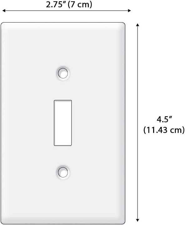WIRESTER Single Gang Toggle Light Switch Plate/Wall Plate Cover - Red Fox Funny Playful Postures