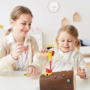TOP BRIGHT Montessori Toys for 2 Year Old - Magnetic Bird Feeding Games for 2 Year Olds, Learning Toys for Toddlers 2-4 Years, Fine Motor Skills Toy for 3 Years Old Girls and Boys
