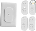 Baby Proof Outlet Cover Locks – Tamper Resistant Duplex Outlet Safety Covers – Screw-On Decorative Wall Plate Guard for Child & Toddler Protection – Easy Install Electrical Socket Shield (Multi-Pack)