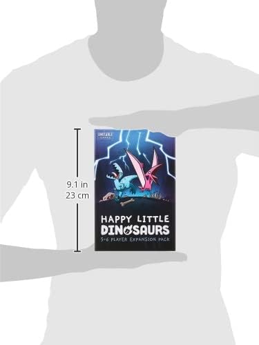 Unstable Games - Happy Little Dinosaurs: 5-6 Player Expansion Pack - Cute card game for kids, teens, & adults - Dodge life’s disasters! - 5-6 players ages 8+ - Great for game night