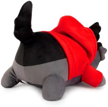 Red-Coated Wolf Cat Plush - Alien Invasion Cat Collection - 100% Embroidered Plushie - Cat Stuffed Animal Collectible (Red-Coated Wolf Cat)