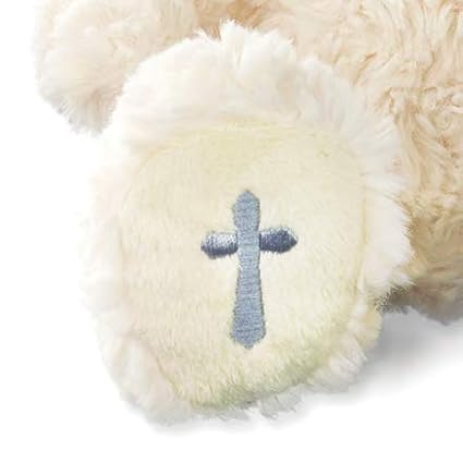 DEMDACO The Lord's Prayer Bear - Religious Plush Toy for Calming Comfort - Prayer Bear Plush - Spiritual Gift for Kids - Bedtime Hug Toy - Air Dry