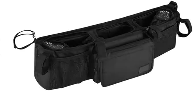 Double Baby Stroller Organizer With 2 Cooler Pockets- For Bob Duallie And Baby Jogger City Mini GT2,Double Stroller Systems