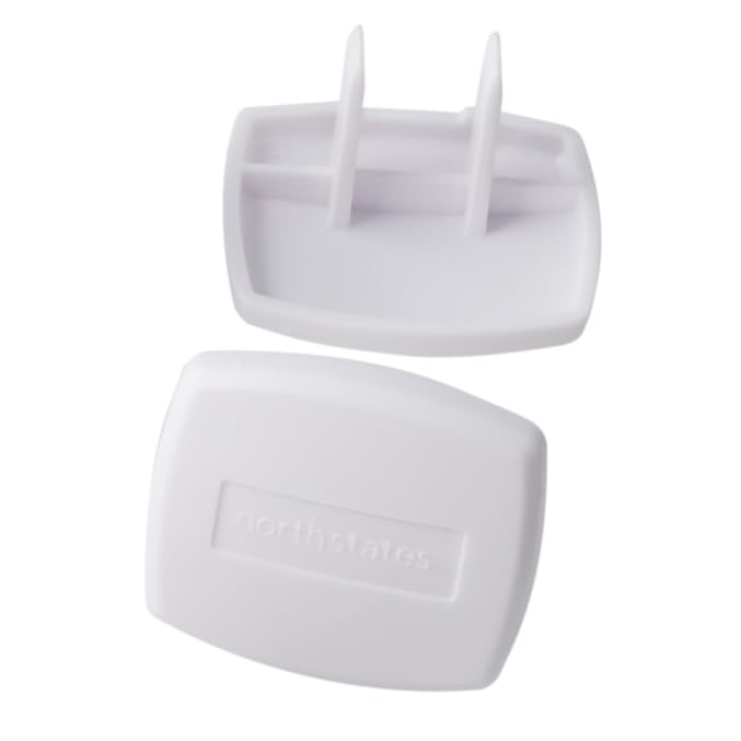 Toddleroo by North States - Plug Protectors for Baby Proofing Outlets: Child Proof Outlet Covers - 36 Pack - Soft White