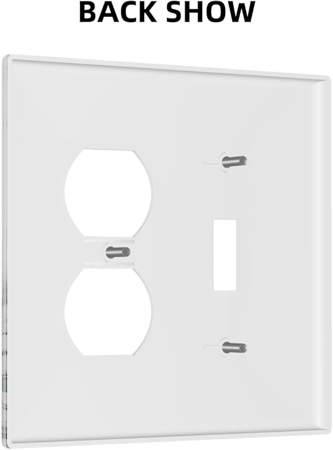 Sage Green Eucalyptus Rustic Country Botanical Leaf Flower Wallplates 1 Toggle 1 Duplex Switch Plate Electrical GFCI Faceplate Decorative Light Switch Covers for Farmhouse Bedroom Decor