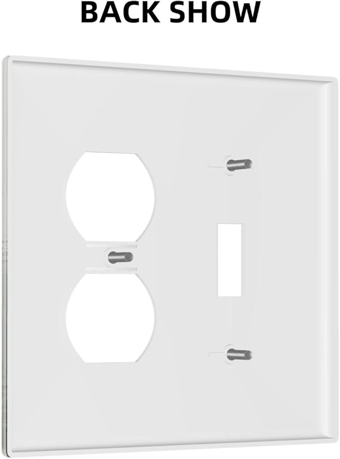 Green Pine Tree Deer Country Forest Bird Nature Mist Wallplates 1 Toggle 1 Duplex Electrical Gfci Faceplate Decorative Light Switch Covers Switch Plate for Bedroom Home Decor