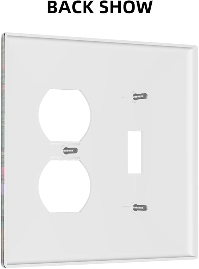 Decorative Outlet Covers Brainstorming Sketches of Weeds Wildflowers Plants 2 Gang Wall Plate Cover Single Toggle Duplex Combo Two Switch Light Switch Cover Plate Face Plate