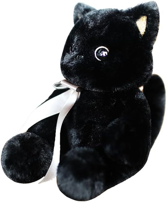 uoozii Warmable Cat Stuffed Animal - Microwavable 12" | 2 Pounds Unscented Weighted Stuffed Animals Non-Shedding Cat Plush Coolable & Heatable Warm Gifts for Kids & Adults