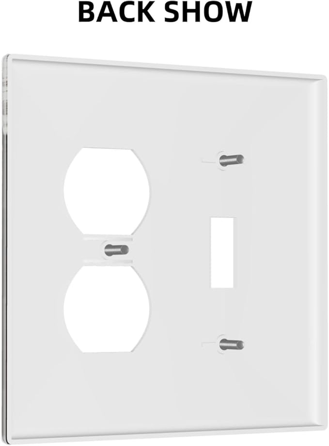 Decorative Outlet Covers Rustic Deer Hunting Forest Grey Wood Plank 2 Gang Wall Plate Single Toggle Duplex Light Switch Cover Switch Plate Covers Faceplate for Farmhouse Home Decor
