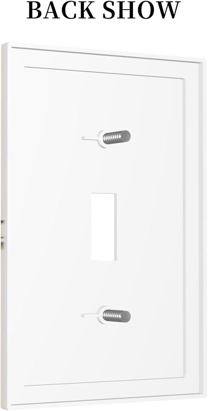 Plant Floral Books Colorful Flower Decorative Light Switch Cover 1 Gang Single Toggle Device Electrical Faceplate Switchplates Decorator Outlet Wall Plate for Kids Room Bedroom Decor