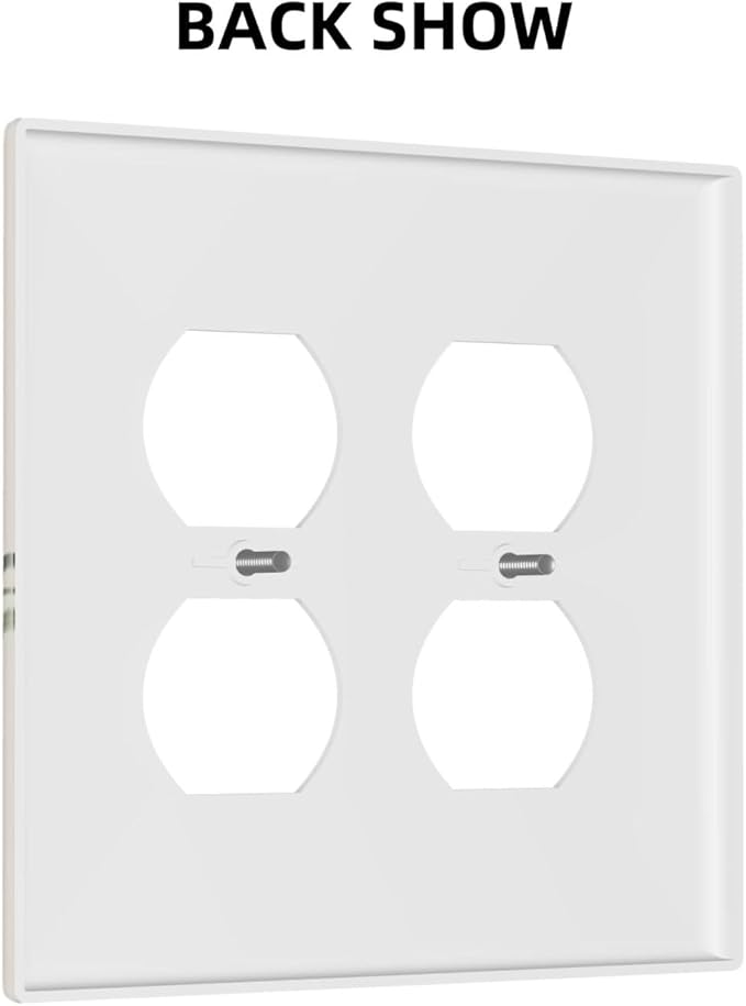 Plant Floral Books Colorful Flower Outlet Covers 2 Gang Double Duplex Decorative Light Switch Covers Electrical Wallplates Socket Faceplate for Kids Room Bedroom Decor