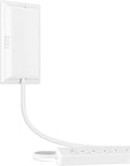 Terficer Outlet Cover Extension Cord 6 Feet, Ultra-Thin Outlet Concealer with Flat Plug Power Strip 5 AC Outlets, Childproof Flat Extension Cord Outlet Cover, 1875W for Kitchen, Home, Office