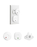 60 Pack Baby-Resistant Outlet Covers – Rotating Safety Plug Covers for US 3-Prong Electrical Outlets, Toddler & Baby Proofing Protection, Easy One-Hand Removal, White