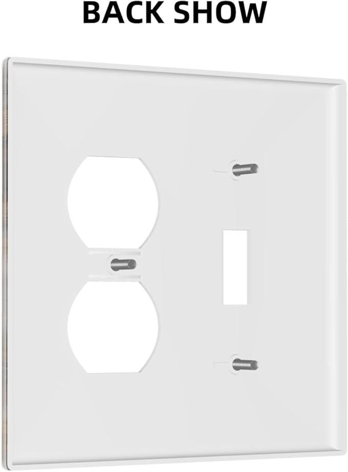 Wallplates Grey Brown Swirl Marble Texture 1 Toggle 1 Duplex Switch Plate Electrical Gfci Faceplate Decorative Light Switch Covers For Bathroom Kitchen Decor