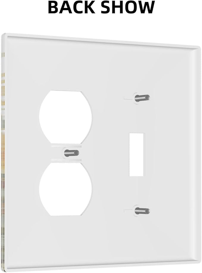 Sunflower Gold Wildflowers Summer Butterfly Wallplates 1 Toggle 1 Duplex Switch Plate Electrical GFCI Faceplate Decorative Light Switch Covers for Bedroom Living Room Decor