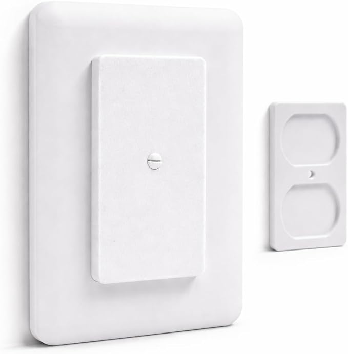 Screw-On Outlet Cover Guard – Child Safety Duplex Outlet Blocker, Requires Screwdriver to Remove, Blocks Access to Standard US Outlets (Not GFCI/Decora)