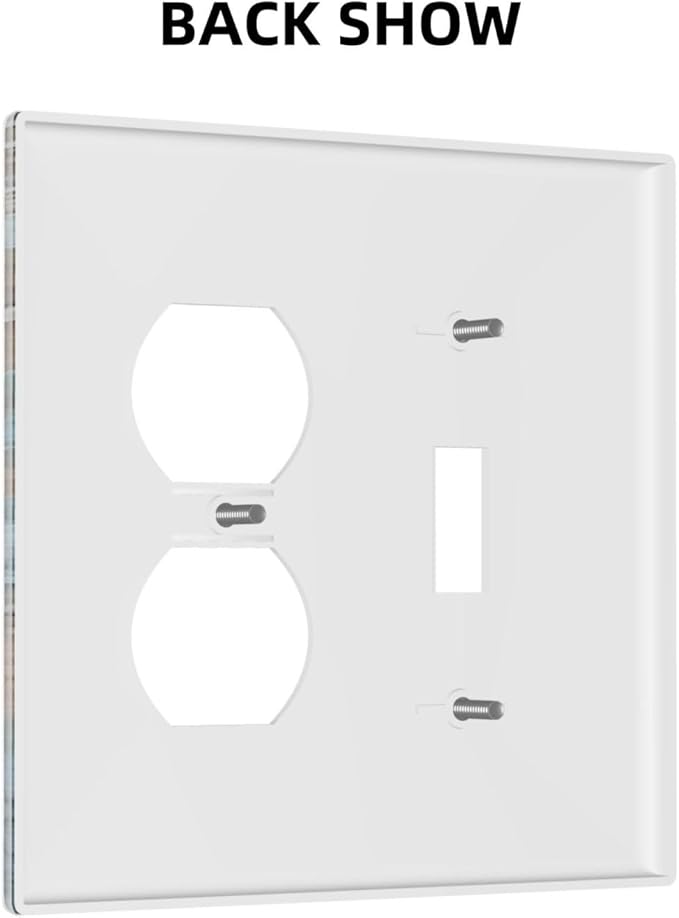 Wallplates Rustic Flower Teal Turquoise Daisy Butterfly 1 Toggle 1 Duplex Switch Plate Electrical Gfci Faceplate Decorative Light Switch Covers For Farmhouse Cabin Decor