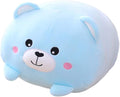 Bear Plush Pillow, Soft Bear Stuffed Animal Toy Cylindrical Body Pillow Gifts for Kids, 33.5"