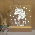 Unicorn Night Light, Night Light, Custom Name Night Light, Kids Bedroom, Nursery Night Light, Personalized Night Light, Childs Playroom, Gift for Kids