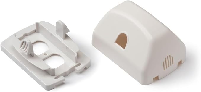 Safety 1st Outlet Cover with Cord Shortener for Baby Proofing (Pack of 12)
