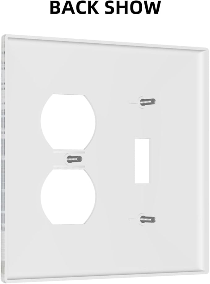 Teal Blue Ocean Nautical Beach Coral Coastal Starfish Light Switch Cover 2 Gang Combination Wall Plate 1 Toggle 1 Receptacle Duplex Switch Plate Underwater Seashell Conch Combo Device Outlet Cover