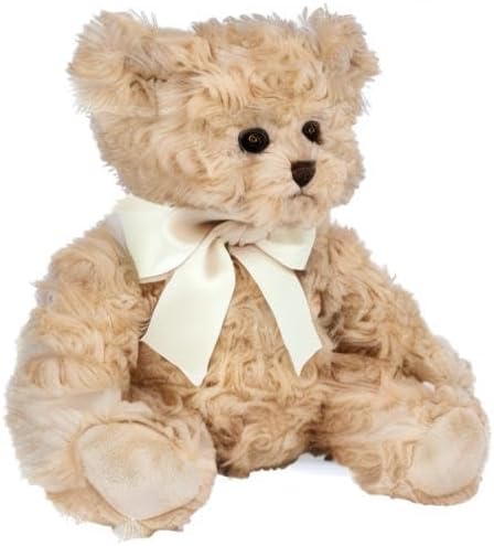 Bearington Lil' Tate Classic Teddy Bear Stuffed Animal - 12" Baby Bear Plush Toy with Soft Fur and Vintage Design - Adorable Bears Stuffed Animals for Girls and Boys - Gift for Kids