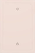 Beige Decorative 1 Gang No Device Blank Wall Plate Blank Light Switch Cover Switchplate Electric Unused Faceplate Covers