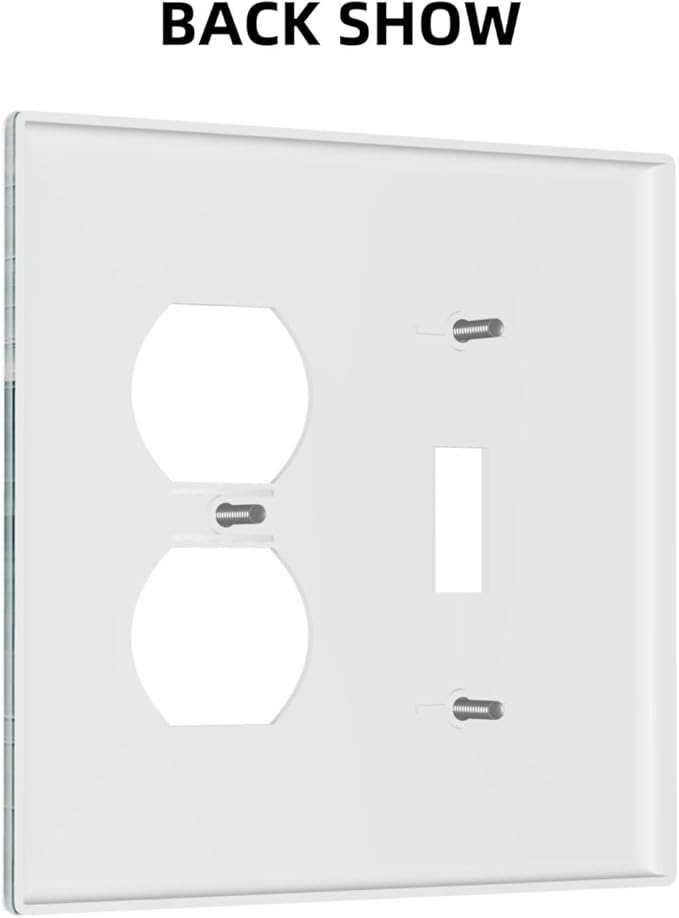 Beach Waves Ocean Surfing Hoverboard Painting Print Wallplates 1 Toggle 1 Duplex Switch Plate Electrical GFCI Faceplate Decorative Light Switch Covers for Bedroom Living Room Decor