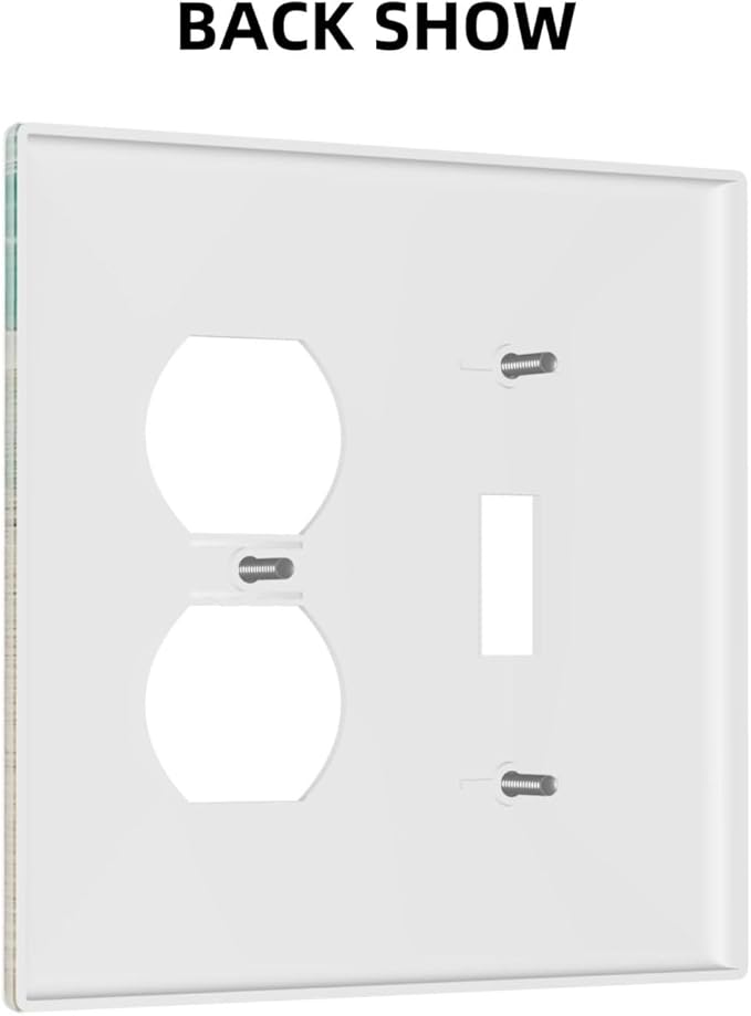Wallplates Sea Shells And Star Fish In Ocean Beach 1 Toggle 1 Duplex Switch Plate Electrical Gfci Faceplate Decorative Light Switch Covers For Bathroom Home Decor