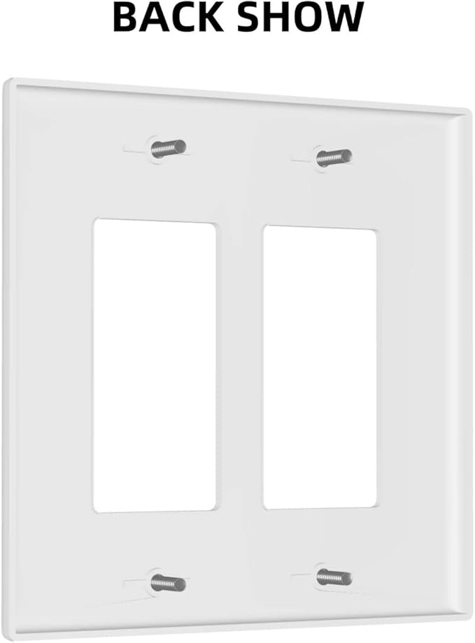 Cat Double Rocker Wall Plate Decorative 2 Gang Light Switch Covers Electrical Switchplate Home Decorate Faceplat for Bathroom Bedroom Kitchen Room 4.5 x 4.5 Inch