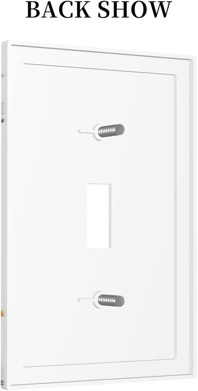 Wildflowers Plant Leaves Floral Berry Decorative Light Switch Cover 1 Gang Single Toggle Device Electrical Faceplate Switchplates Decorator Outlet Wall Plate for Bed Room Living Room Decor