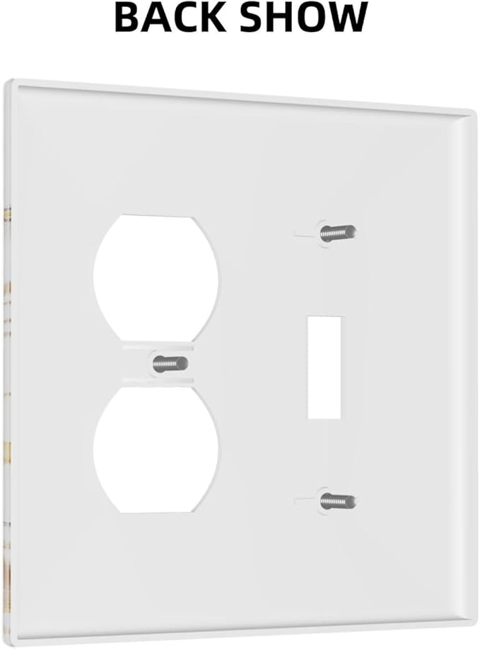 Yellow White Daisy Floral Bee Wild Flower Wallplates 1 Toggle 1 Duplex Switch Plate Electrical GFCI Faceplate Decorative Light Switch Covers for Bedroom Living Room Decor