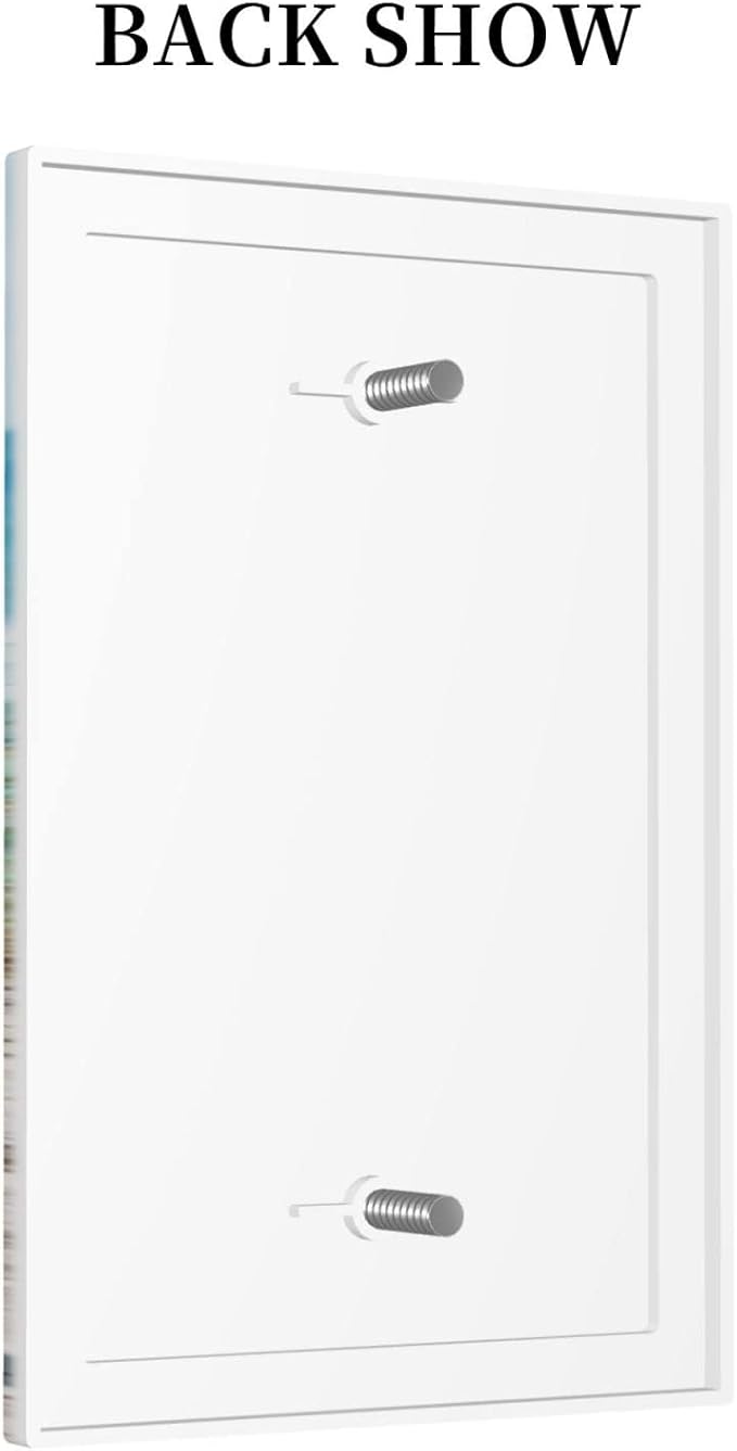 Custom Light Switch Cover Personalized Single Blank Wall Plates Decorative Add Your Design No Device Faceplate with Picture Logo Text for Bathroom Bedroom Home Decorate Standard Size