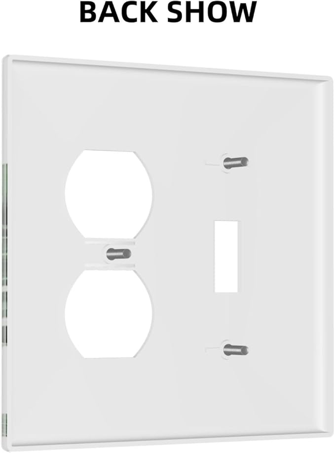 Wallplates Boho Tropical Plant Natural Palm Leaf 1 Toggle 1 Duplex Switch Plate Electrical Gfci Faceplate Decorative Light Switch Covers For Bed Room Living Room Decor