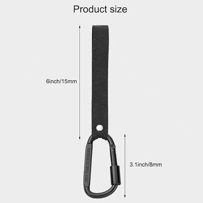 Baby Stroller Hooks Clips,Multipurpose Strolller Straps for Hanging Diaper Bags,Purse,Stroller Organizer,Universal Hooks Accessories for Stroller and Bicycle or Shopping Cart (Black,4 Pack)