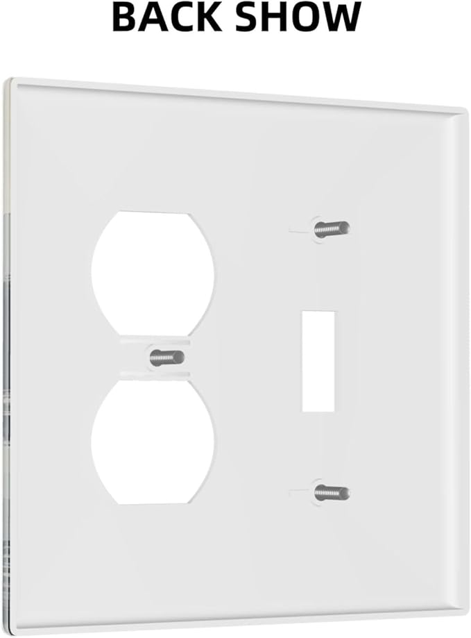 Wallplates Prehistoric World Dinosaur Cartoon Fores 1 Toggle 1 Duplex Switch Plate Electrical GFCI Faceplate Decorative Light Switch Covers for Kids Room Nursery Decor