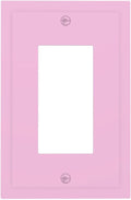 Curte Purple Decorative 1 Gang Outlet Light Switch Cover Woman Girl Room Rocker/Decorator Face Switch Wall Plate GFCI Outlet Cover Plate