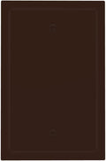 Coffee Brown Decorative 1 Gang No Device Blank Wall Plate Blank Light Switch Cover Switchplate Electric Unused Faceplate Covers