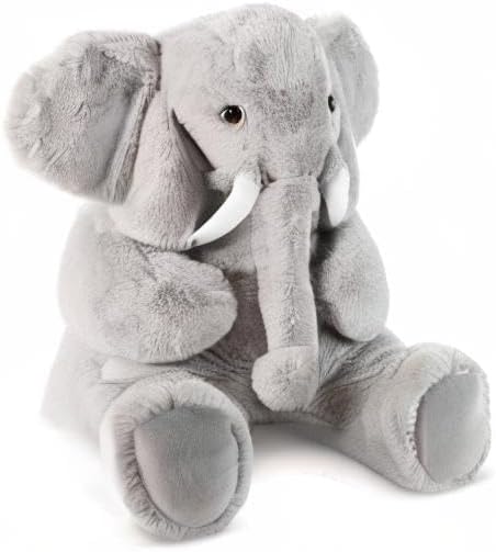 Vermont Teddy Bear Giant Elephant Stuffed Animal | 4 Foot Elephant Plush Toy and Emotional Support Plush for Kids and Adults | Crafted in the USA