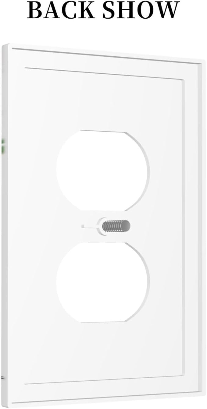 Jungle Animals Tree Branch Monkey Giraffe Lion Elephant Outlet Covers 1 Gang Duplex Light Switch Cover Decorative Switch Plates Electrical Receptacle Faceplate Wall Plate for Kids Room Nursery Decor