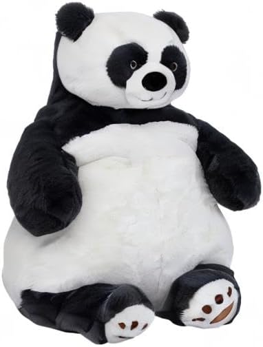 Panda Weighted Stuffed Animals, 17" 3.5 lbs Weighted Panda Plush Large Weighted Plush Animal Toy Pillow Gifts for Boys and Girls