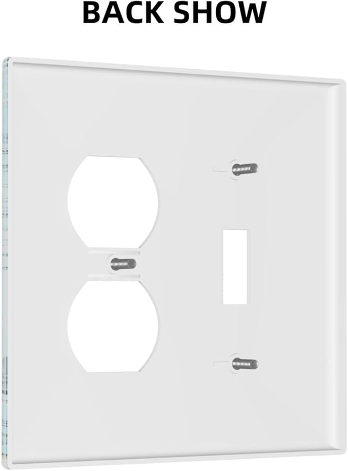 Wallplates Jellyfish Teal Blue Ocean Turtle Coastal Beach 1 Toggle 1 Duplex Switch Plate Electrical GFCI Faceplate Decorative Light Switch Covers for Bedroom Bathroom Decor