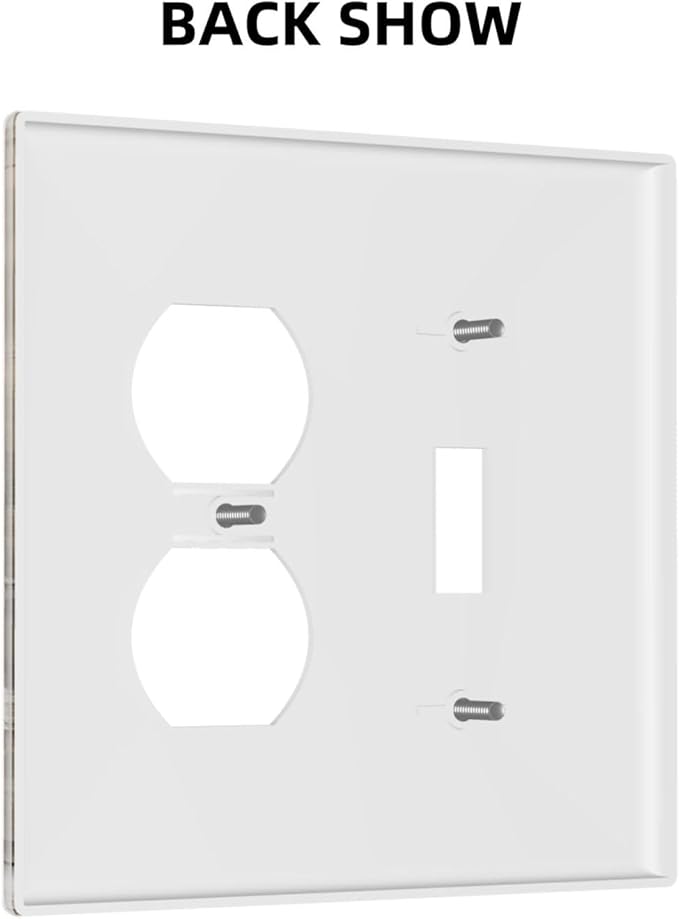 Rustic Floral Country Sunflower Daisy Old Wooden Boards Wallplates 1 Toggle 1 Duplex Switch Plate Electrical GFCI Faceplate Decorative Light Switch Covers for Farmhouse Home Decor