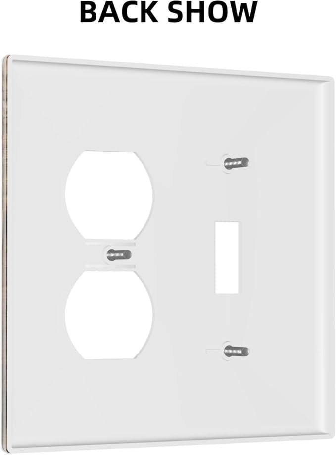 Wallplates Vintage Rustic Country Brown Wood 1 Toggle 1 Duplex Switch Plate Electrical Gfci Faceplate Decorative Light Switch Covers For Farmhouse Cabin Decor