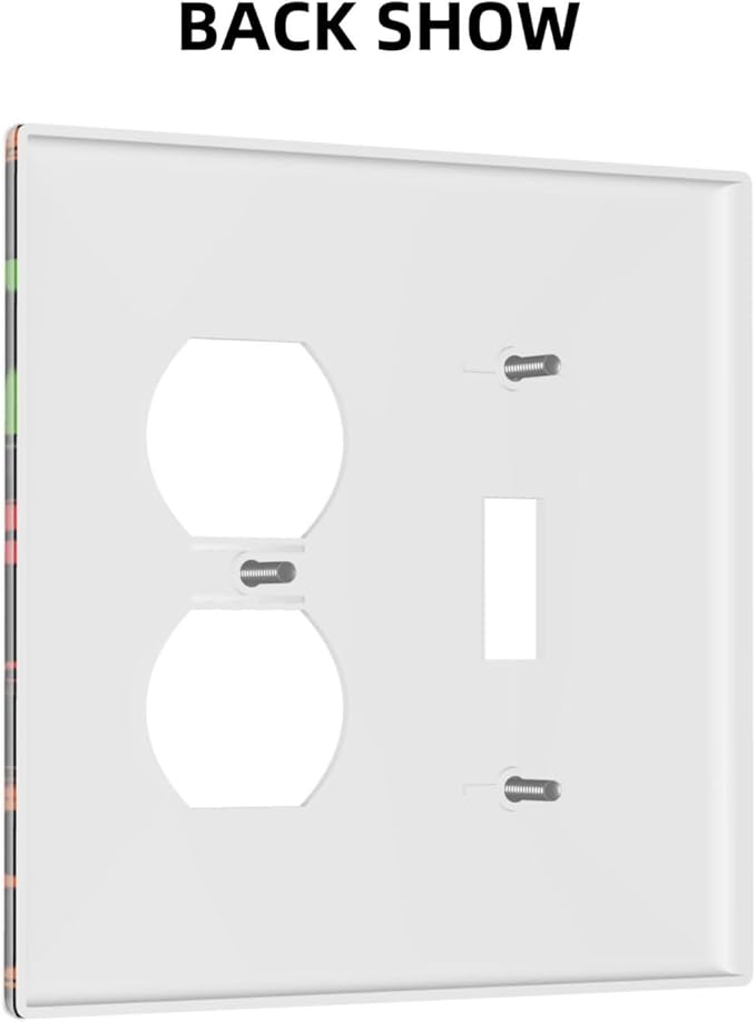 Gaming Hippie Gamer Modern Gamepad Colorful Graffiti Wallplates 1 Toggle 1 Duplex Switch Plate Electrical GFCI Faceplate Decorative Light Switch Covers for Kids Room Nursery Decor