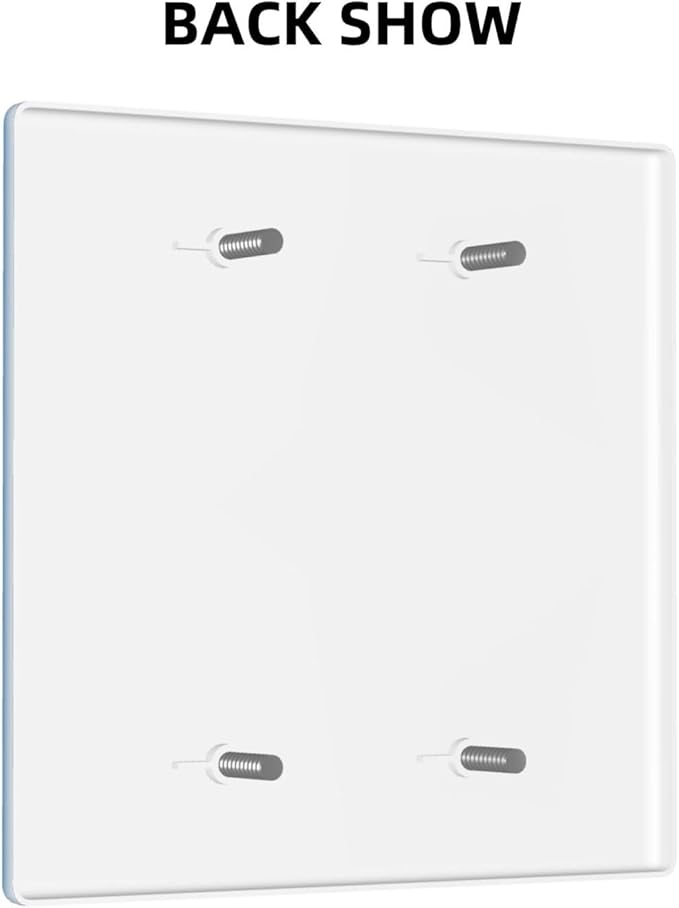 Cute Animal Dogs Puppy Decorative Outlet Cover Double Blank Light Switch Plate Cover Electricity Receptacles Plates For Home Kitchen Living Bedroom 4.6 * 4.5