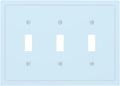 Aqua/Teal 3 Gang Light Switch Plate Decorative Triple Toggle Wall Plate Cover Electrical Faceplate Switch Face Plate