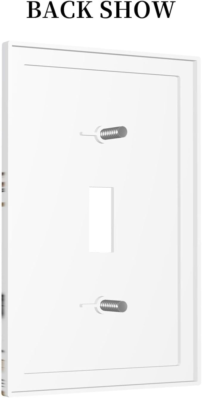 Decorative Light Switch Cover Vintage Wildflower Colorful Plants Floral 1 Gang Single Toggle Device Electrical Faceplate Switchplates Decorator Outlet Wall Plate For Bed Room Living Room