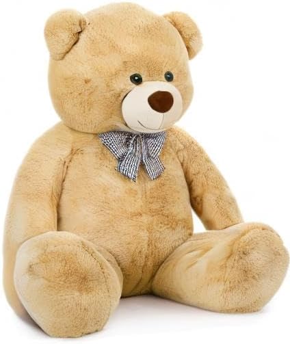 MaoGoLan Giant Teddy Bear Plush 5 Feet, Life Size Large Teddy Bear Stuffed Animal 5 Feet,Soft and Fluffy Big Teddy Bear Gift for Baby Shower,Christmas,Valentines